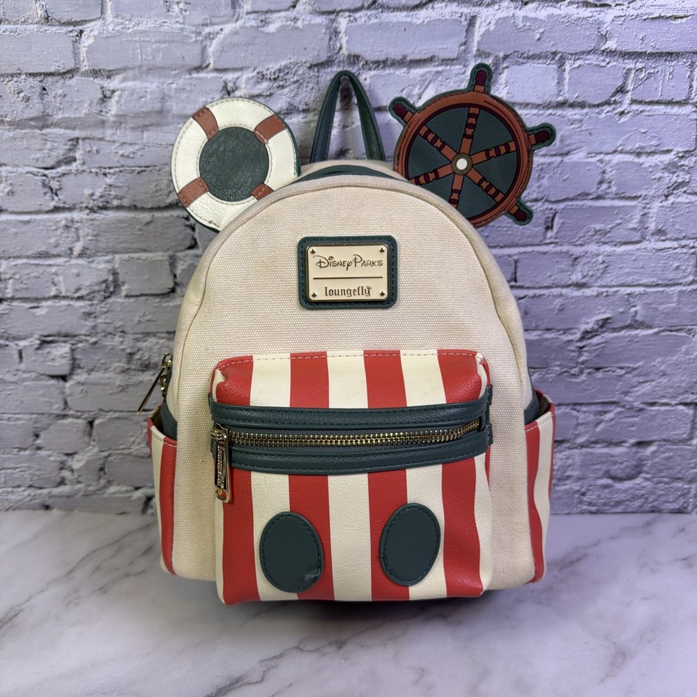 Disney Parks Loungefly Mini Backpack The Main Attraction Jungle Cruise Mickey